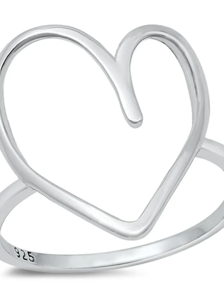 Sterling Silver Heart Ring