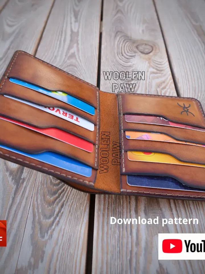 PDF template to make a Passport wallet. PW4