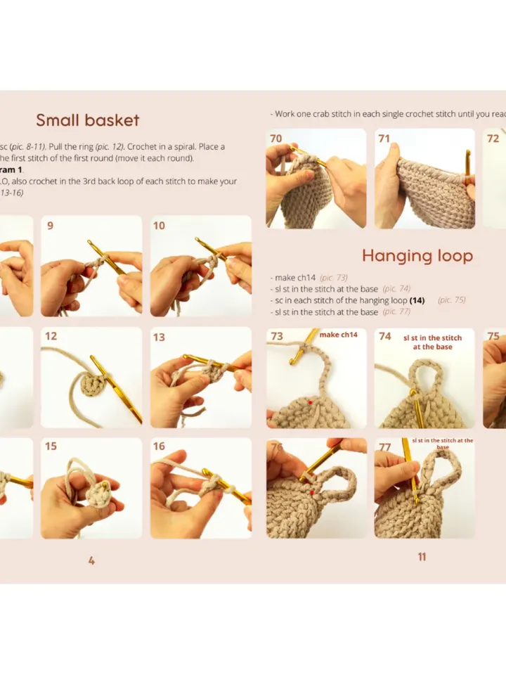 PATTERN, PDF crochet pattern, crochet teardrop basket DIY, easy crochet pattern for beginners
