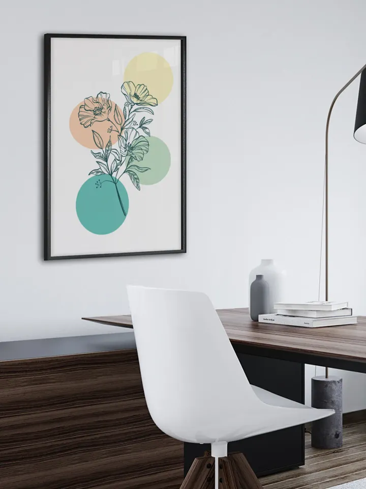 Flower Wall Art, Flower Painting, Canvas Wall Art