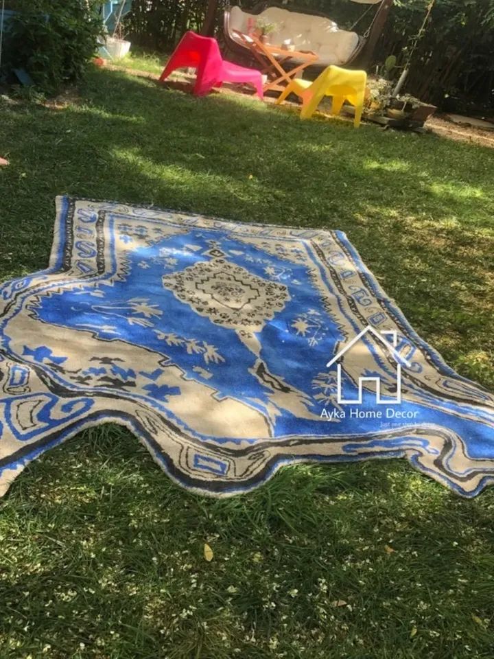 Melting Persia HandMade Tufted 100% Fine wool Trending carpets and rugs for Living Room and for kids room / Modern Persian Rug / Christmas