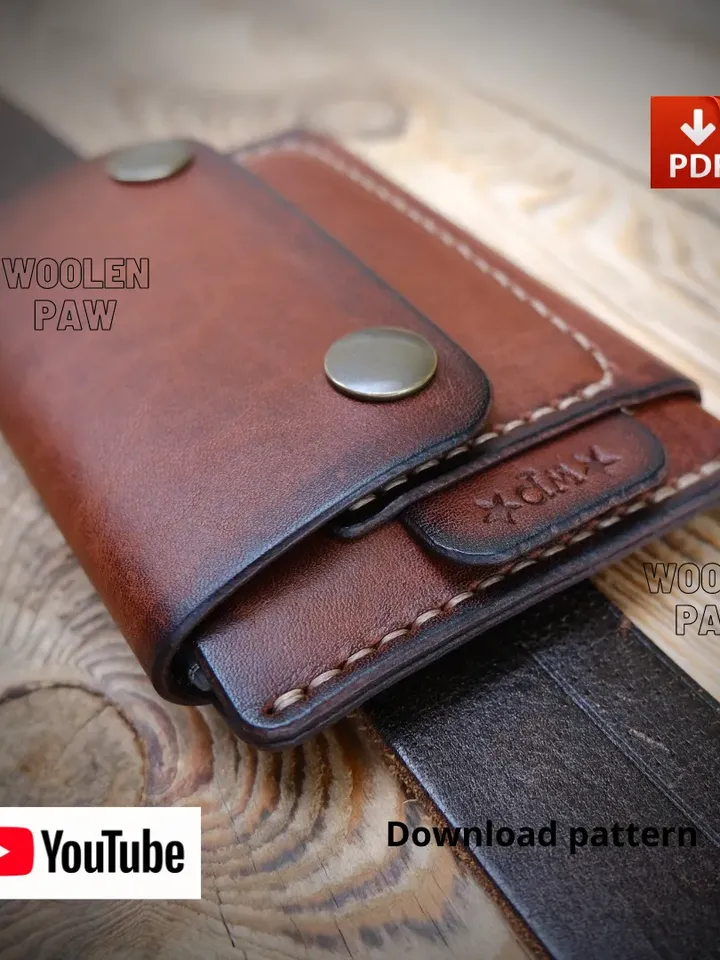 PDF download Pattern to make a Belt wallet ! EDC15