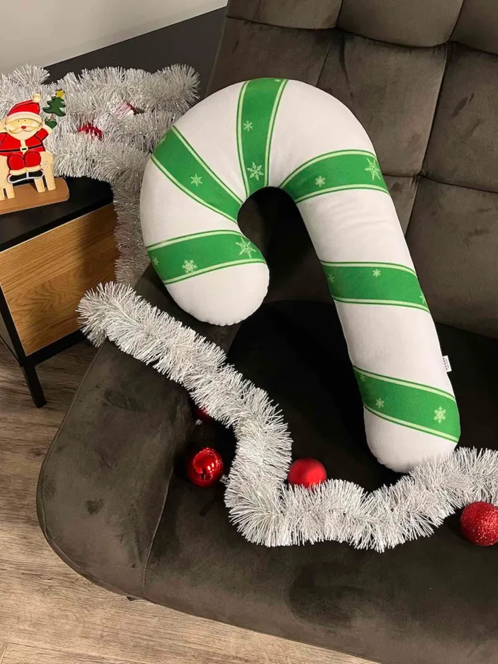 Candy cane cushion / Zuckerstangen kissen/ christmas candy cane pillow / candy cane decor / xmas decor
