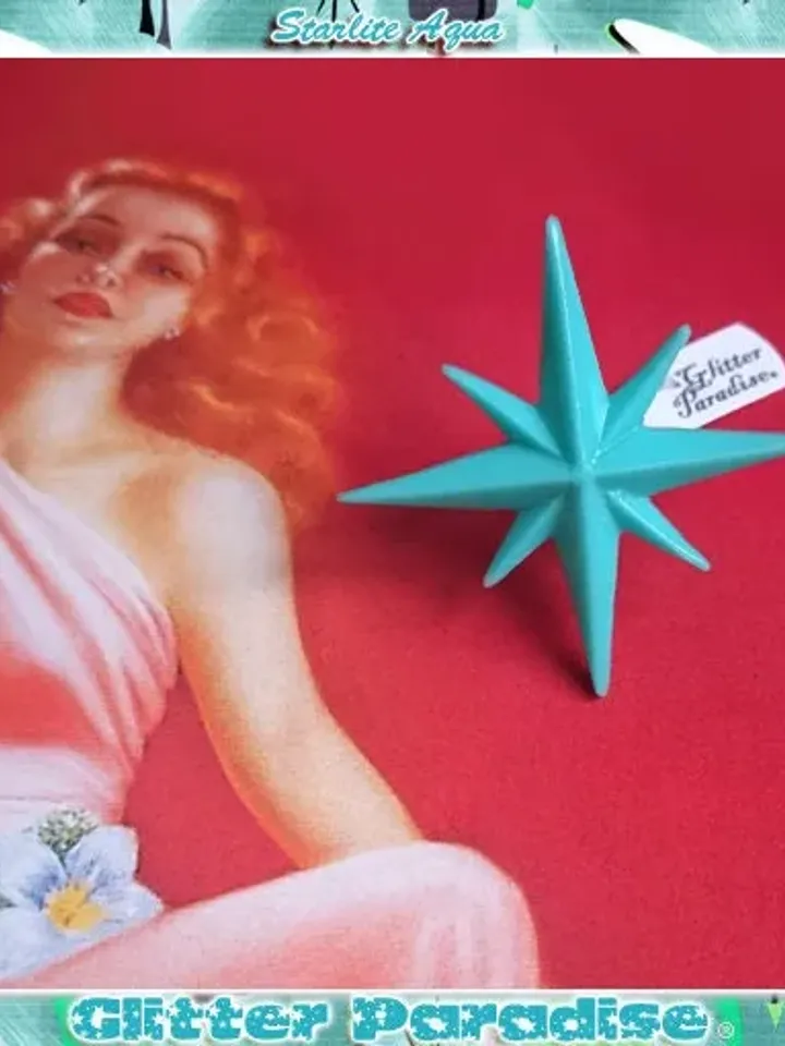 Starlite - Brooch - Starlite Brooch - Starburst Brooch - Retro Star - Motel Star - 50's - 60's - Mid-Century Modern - Glitter Paradise®