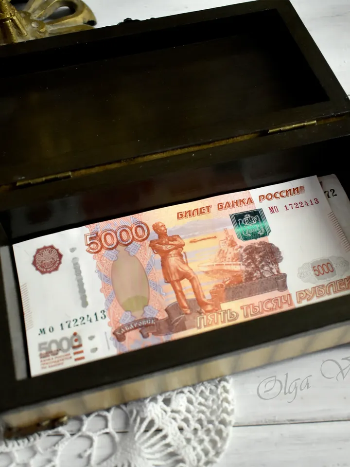 TALBOT banknote box made of solid casket for money or small items