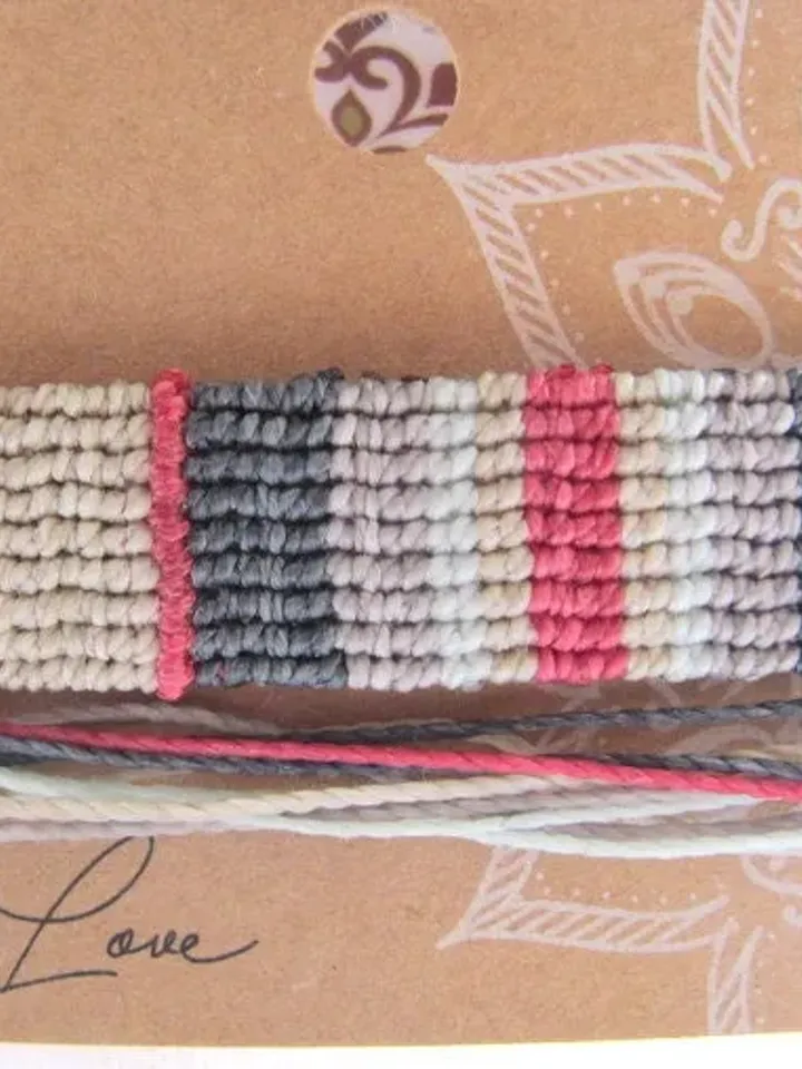 Set 2xMacrame bracelets, knot bracelet, hippie bracelet, boho bracelet, macrame jewelry, women bracelet, unisex bracelet, gift