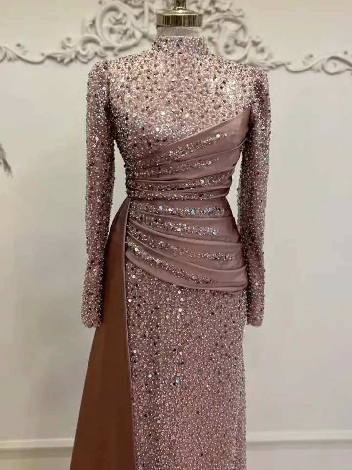 AHUNARE HIJAB - Wedding Dress, Muslim Evening Gown, Nikah, Islamic Wedding, Engagement, Bridesmaid