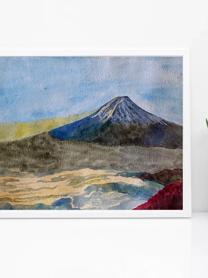 Fuji II-home decor, wall arts,Nordic paintings,Interior Design,hostel,mountain