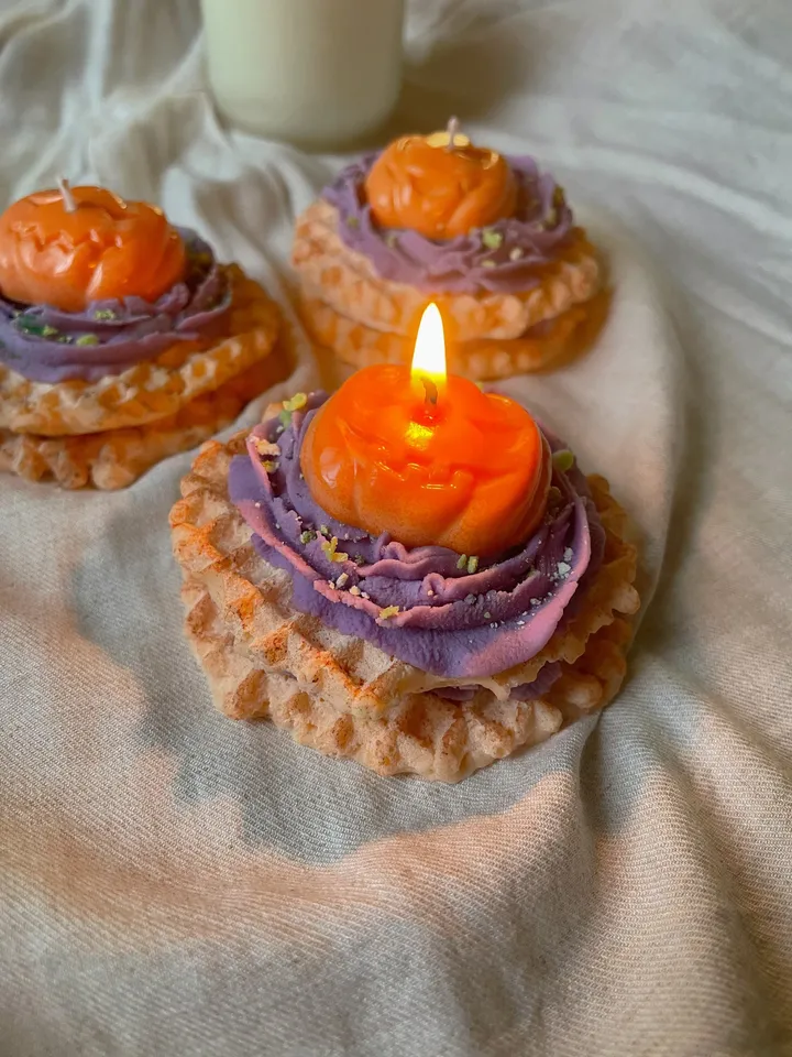 Pumpkin Candle | Halloween Candle | Spooky Season | Ghost Candle | Fall Candle