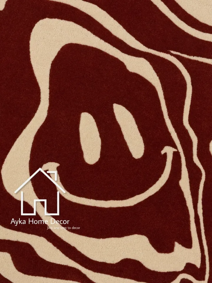 Ayka Stip Woolen Area Rug For Hall Kitchen Living Room Bed Room / Dining Room Kids Room Carpet / Hall Rugs / 4x6 / 5x8 / Christmas Gifts