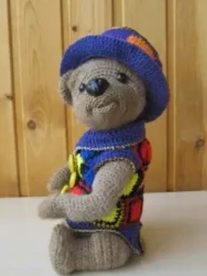 TUTORIAL: Bear MONICA crochet pattern 2 in 1 set
