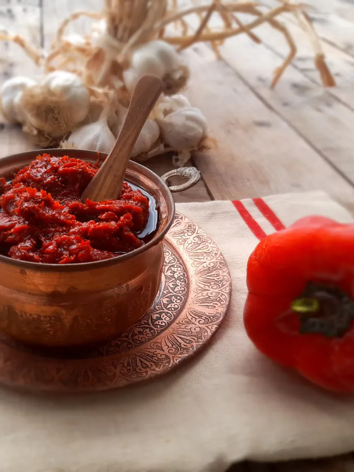 Homemade Red Pepper Paste | Organic Traditional Turkish Paprika Paste, Homemade Sauces, Pepper Sauce | FedEx Fast Shipping