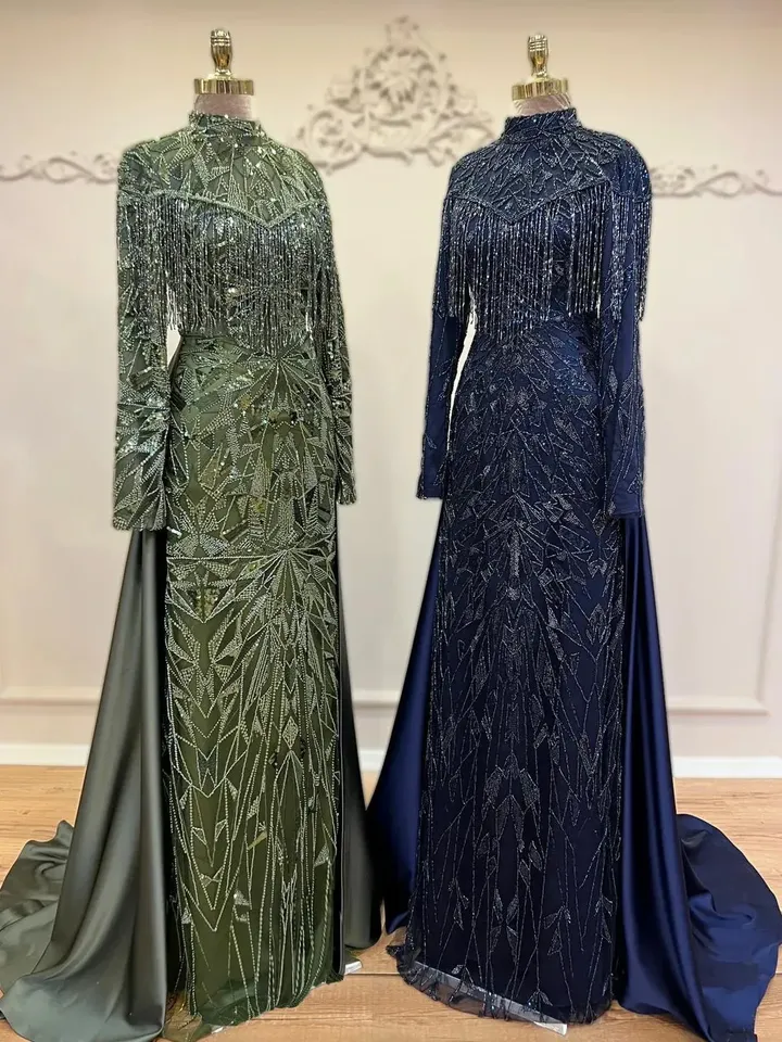 AHUNARE HIJAB - Wedding Dress, Muslim Evening Gown, Nikah, Islamic Wedding, Engagement, Bridesmaid