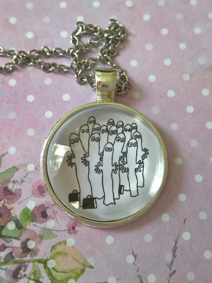 Hattifatteners pendant Moomin necklace