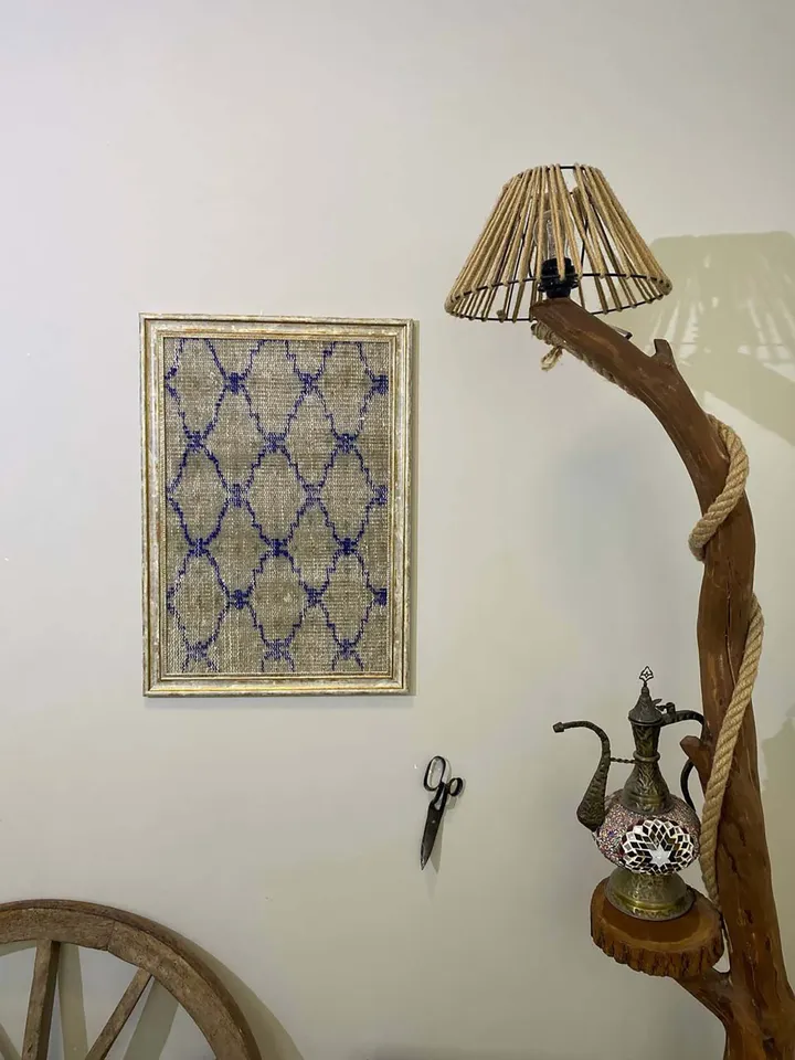 Hand-Woven Vintage Kilim Wall Hangings - Unique Home Decor - 50x70 cm - Boho Chic Woolen Art
