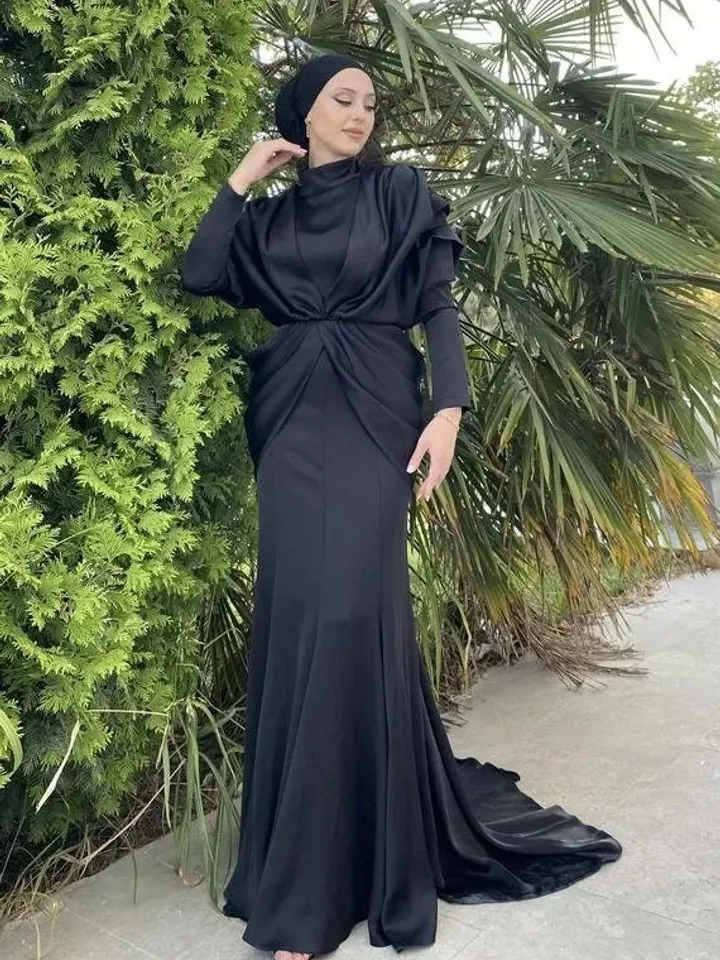 AHUNARE HIJAB - Bridesmaid Dress, Muslim Evening Dress, Nikah, Islamic Wedding, Engagement, Bridesmaid, , Prom Dresses, Long Dress,