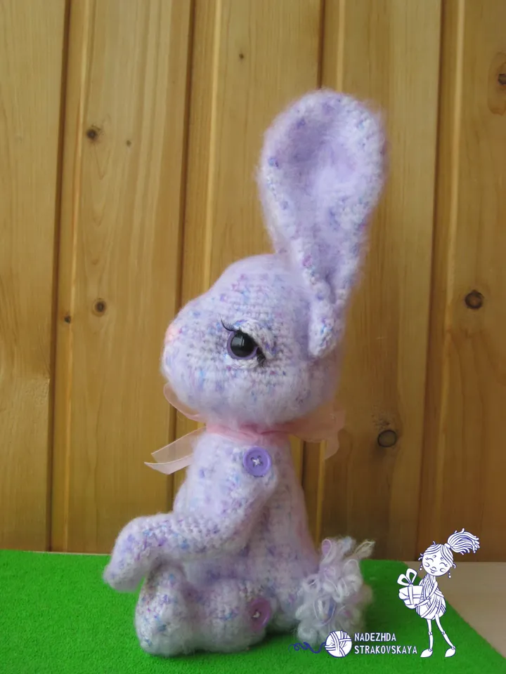 TUTORIAL: Lavender Bunny, detailed crochet pattern*