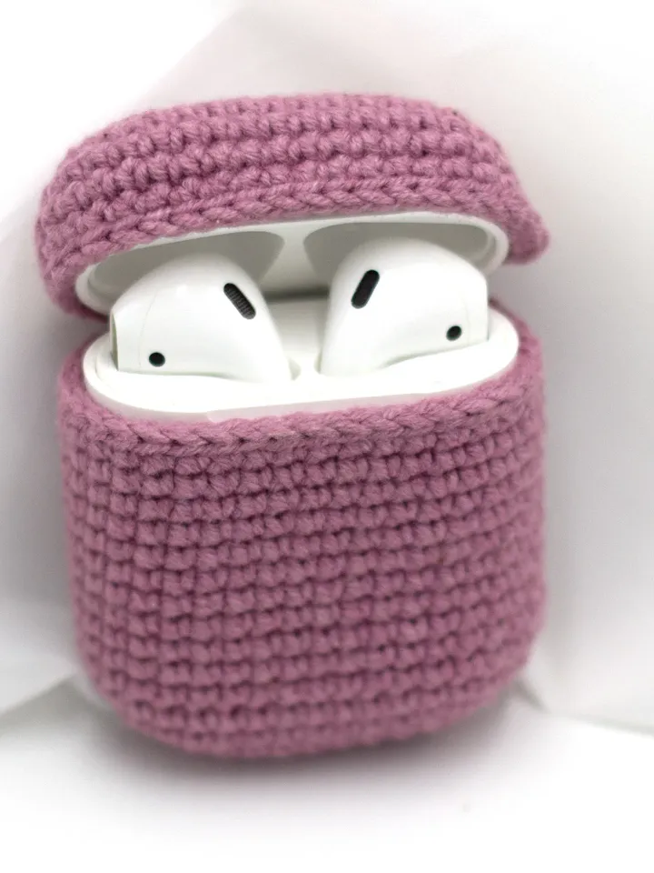 Crochet pattern basic case earphone case, PDF crochet English pattern headphone cover Handmade DIY Craft Tutorial