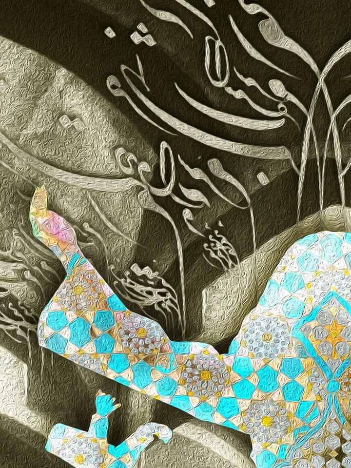 I WAS DEAD | Persian Wall Art | Persian Calligraphy Wall Art | Traditional Persian Gift | Persian Art