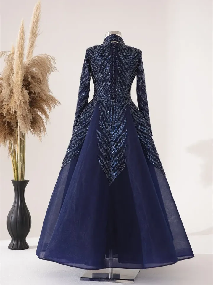 AHUNARE HIJAB - Wedding Dress, Muslim Evening Gown, Nikah, Islamic Wedding, Engagement, Bridesmaid