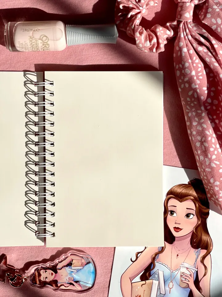 Sticker Collection Notebook with Princess Crowns Artwork in Pink size A6 and with Reusable Sticker Sheets