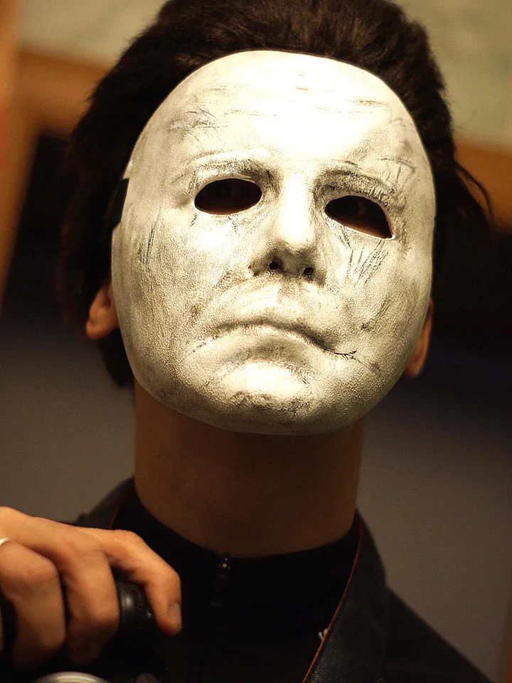 Hand made Michael Myers mask The Shape Dead By Daylight Maniac Plastic Halloween 2018 Halloween movie Halloween michael