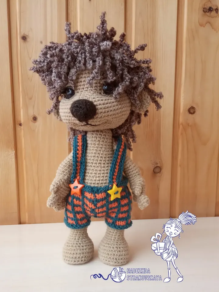 Hedgehog Fedor adorable crochet and knitting pattern*
