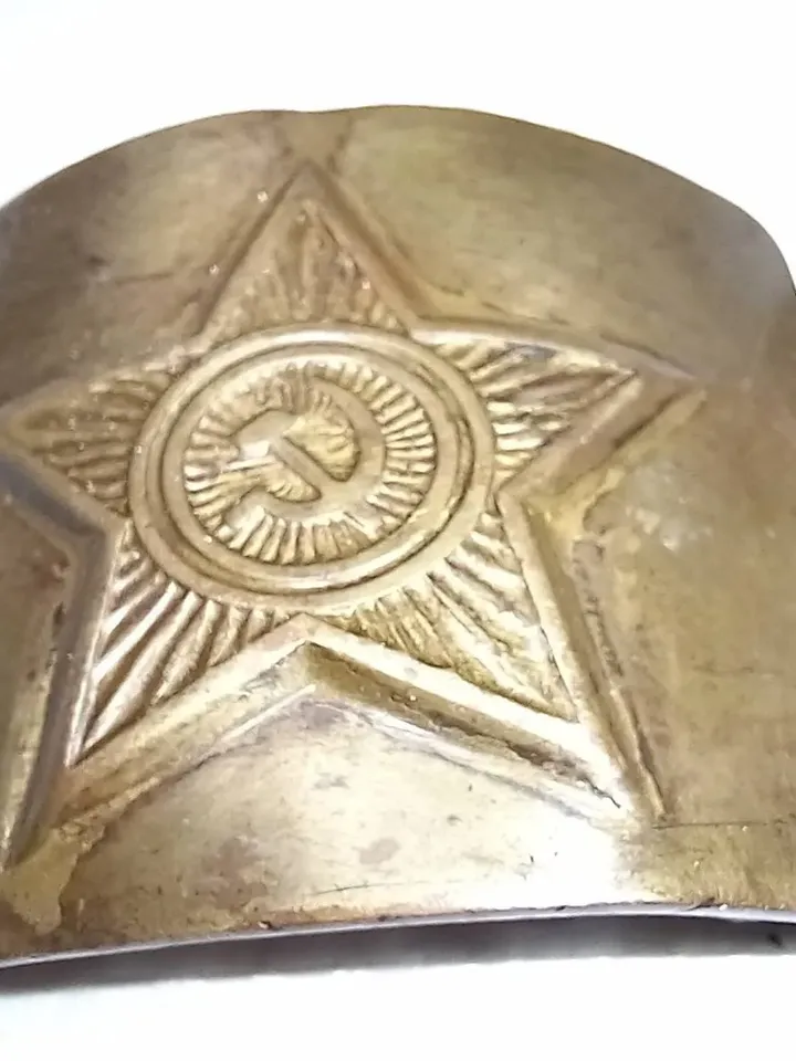 Soviet original Russian buckles from soldier&#39;s belts of the armed forces of the Soviet Union