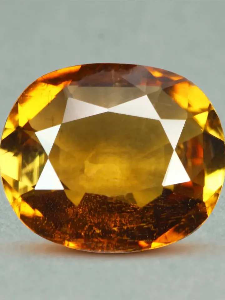 3.45 CT Magnificent Ultra ! Rare Unheated 100% Natural Honey color yellow Tourmaline