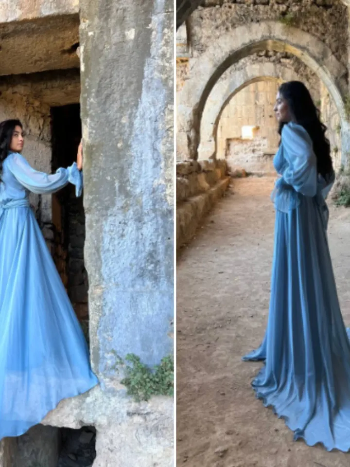 AHUNARE HIJAB - Wedding Dress, Muslim Evening Gown, Nikah, Islamic Wedding, Engagement, Bridesmaid
