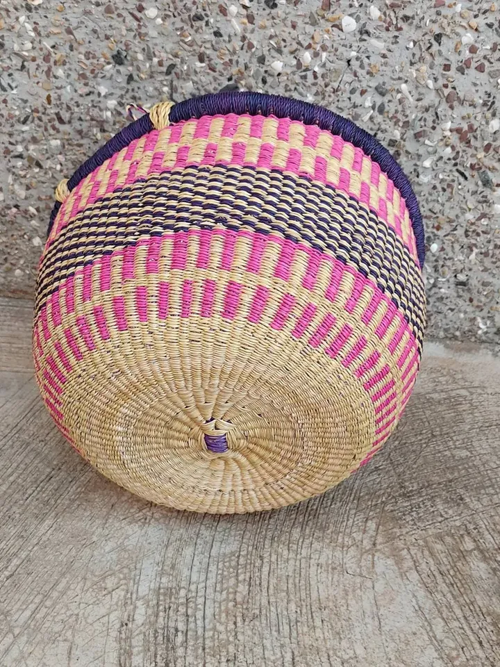 Storage basket | African basket | Straw basket | Woven basket | Gift basket | African market basket| handmade basket| Market Basket| Basket