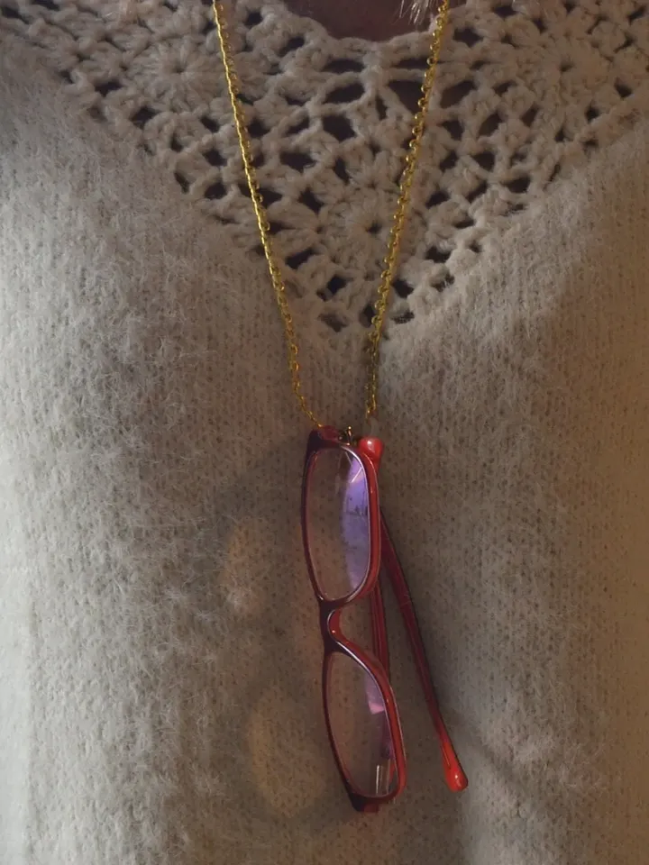Perfect Gift for Women Eyeglass Chain Necklace, Sunglass Reading Eye Glasses Holder, Eye Wear Chain Gold Silver, Grandma Mom Teacher Gifts