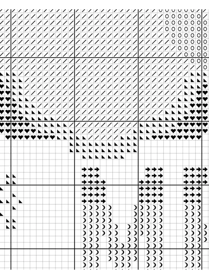 Christmas cross stitch pattern. Funny Santa cross stitch pattern. Retro cross stitch.
