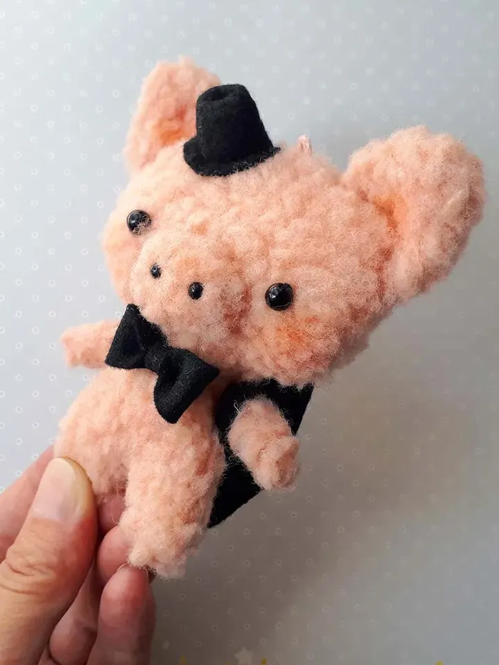 Pig Plush Pattern , Animal Stuffed and Plush Toys Patterns , Pig Gifts for Pig Lovers , Felt Pattern