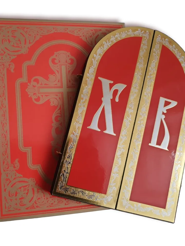 The Resurrection of Jesus Christ | Orthodox icon triptych | wooden icon | free shipping