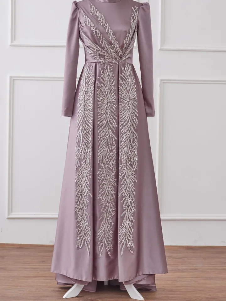 AHUNARE HIJAB - Wedding Dress, Muslim Evening Gown, Nikah, Islamic Wedding, Engagement, Bridesmaid