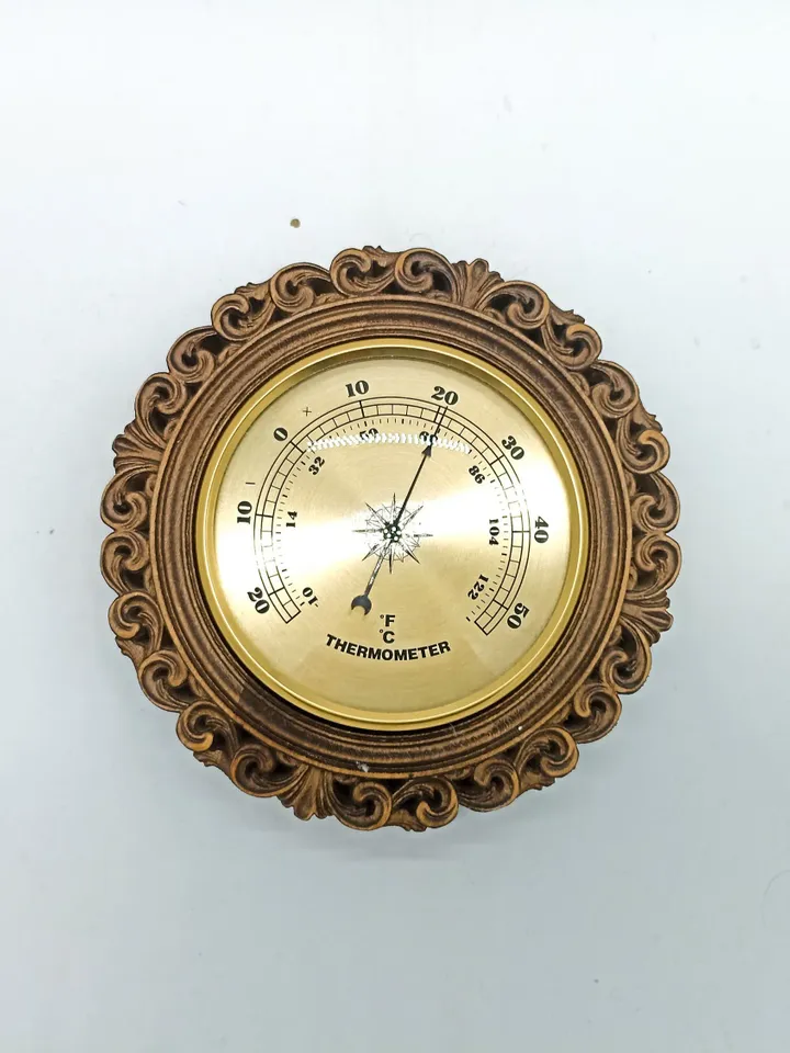 Weather Station; Barometer Hygrometer Thermometer, Wooden wall decor, Rustic decor, Wooden clock, Wooden Carver Panel, carved wall art