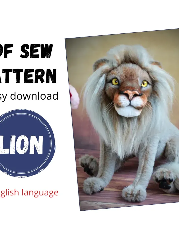 PATTERN Lion - Realistic Wild cat