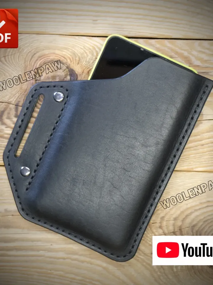 Leather pattern - Belt Phone case(BPC-Frend) / Suitable for iPhone 8 Plus, iPhone-X, iPhone 11, iPhone 11 Pro Max