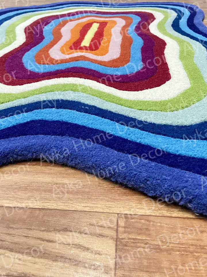 Anthena Hand Tufted 100% Pure Woolen Area Rug For Hall Kitchen Living Room Bed Room Bath Room Dining Room Kids Room Carpet / Christmas