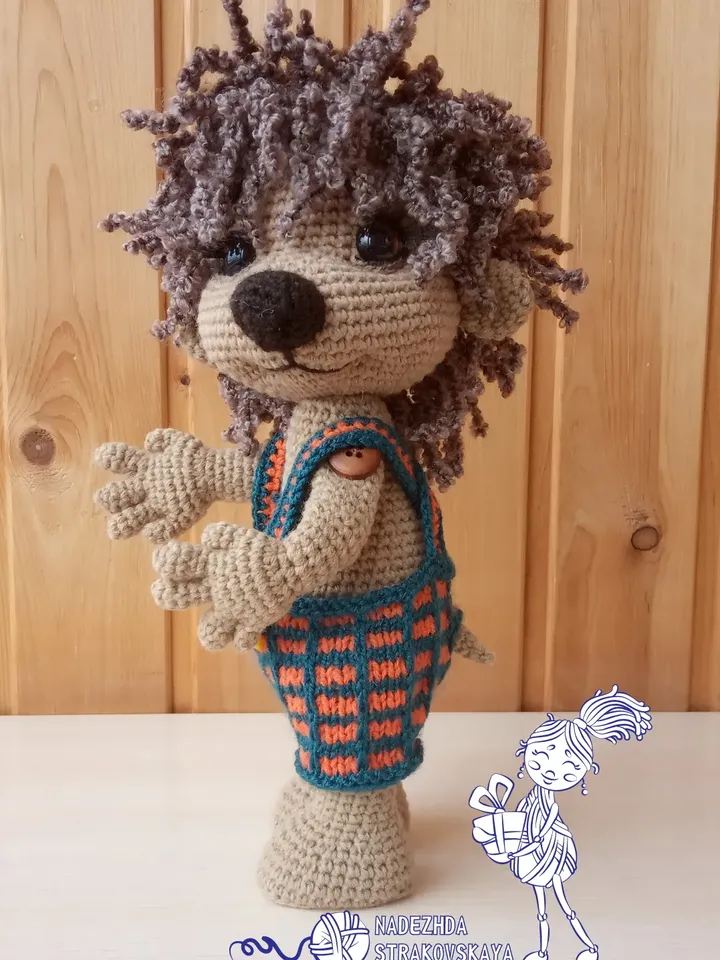 Hedgehog Fedor adorable crochet and knitting pattern*