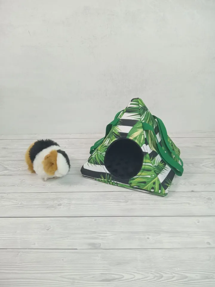 Pyramid-shaped house for small animals, rat hammock, chinchilla house, ferret hammock, chinchilla cage accessories, rat cage accessories