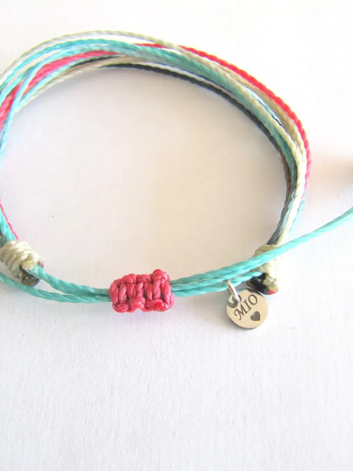 Macrame bracelet, boho bracelet, hippie bracelet, women bracelet, gift for women, multistrand bracelet, summer jewelry, macrame jewelry