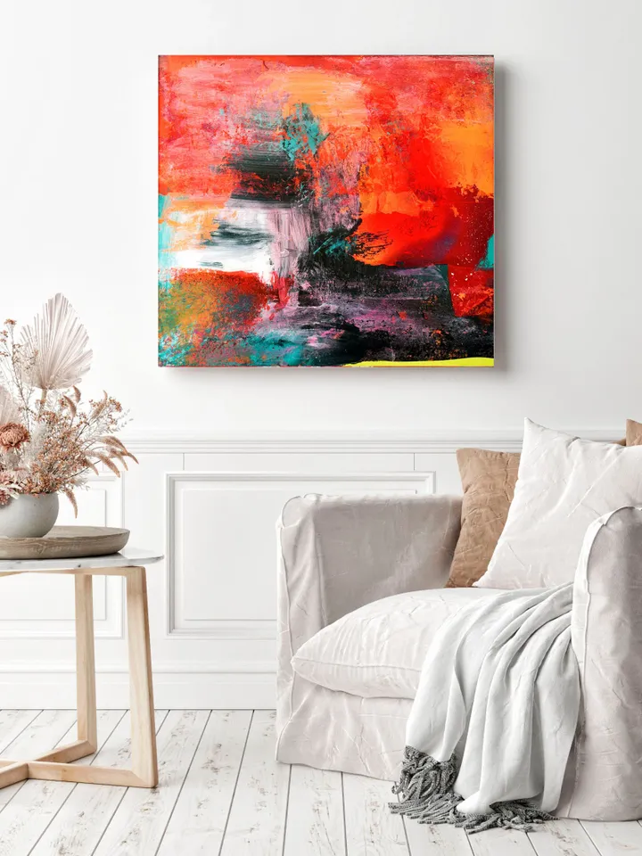 Small painting. Abstract Art. Abstract painting. Original artwork. Art gift. Metacrilato. Modern Art. Minimal  Art. Home Decor