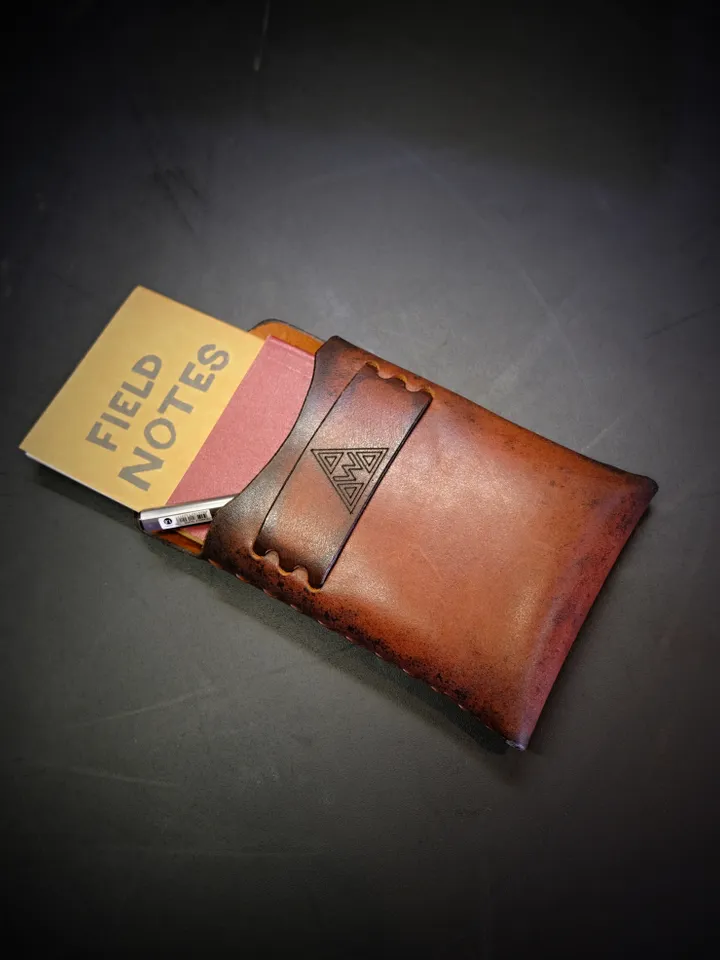 Stitchless Leather pattern - Field notes cover, passport cover NS4