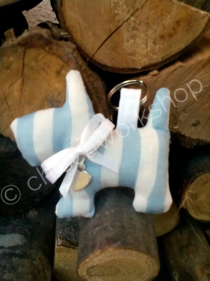 ITH Scottish Key Ring - Portachiavi Imbottito - Ricamo a macchina - Download digitale