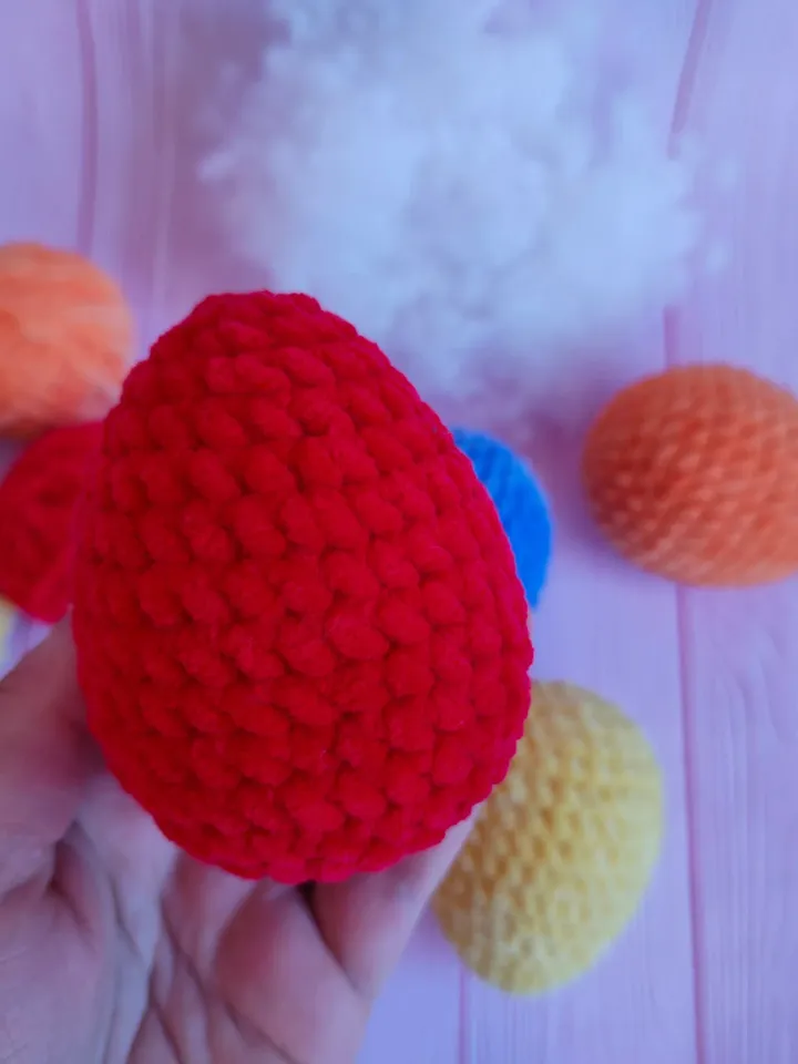 Crochet Egg plush pattern, crochet eggs plushies, amigurumi eggs plush, Easter eggs pattern, Easter egg plush