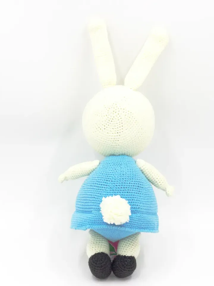 Plush rabbit, rabbit doll, forest animal, stuffed animal toy, collection doll, Easter decor
