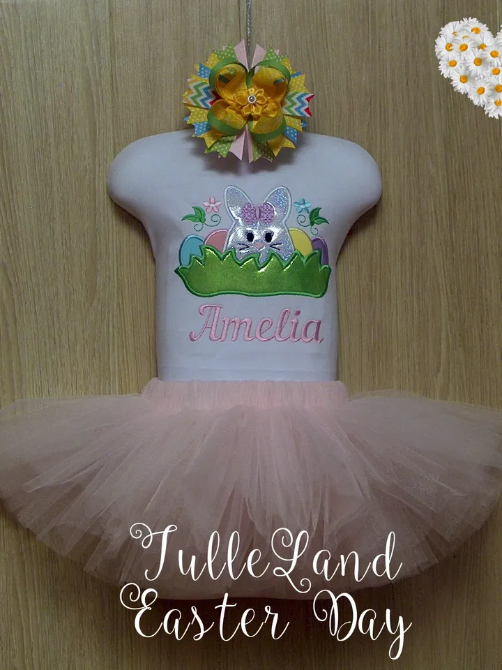 Easter bunny Baby Bunny Easter My first Easter Easter Cutie Rabbit Design applique for Machine Embroidery
