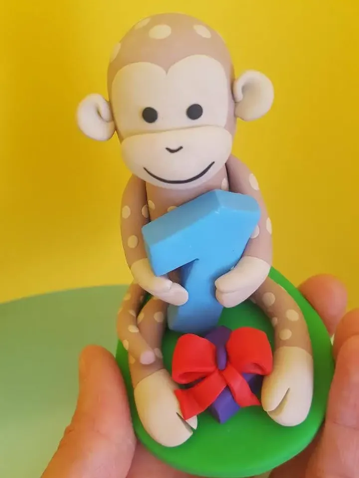 Custom Toy Replica Birthday Cake Topper Figurine, Birthday Cake Topper Animal, Clay Cake Topper for Birthday Personalized Animal Toy Replica